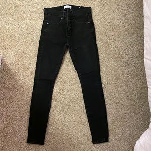 Loft Black Jean